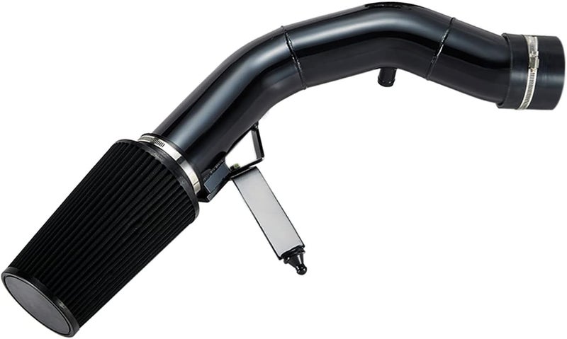 SPELAB Store مجموعة سحب هواء بارد متوافقة مع فورد 2003-2007 6.0L باورستروك ديزل F250 F350 F450 F550 (أسود) - Image 1